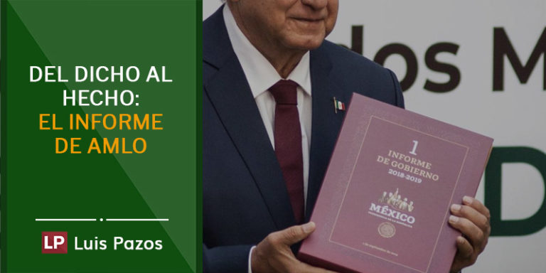 Lee más sobre el artículo Del dicho al hecho: el informe de AMLO