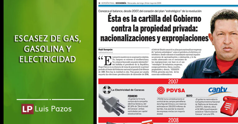 Lee más sobre el artículo Escasez de gas, gasolina y electricidad